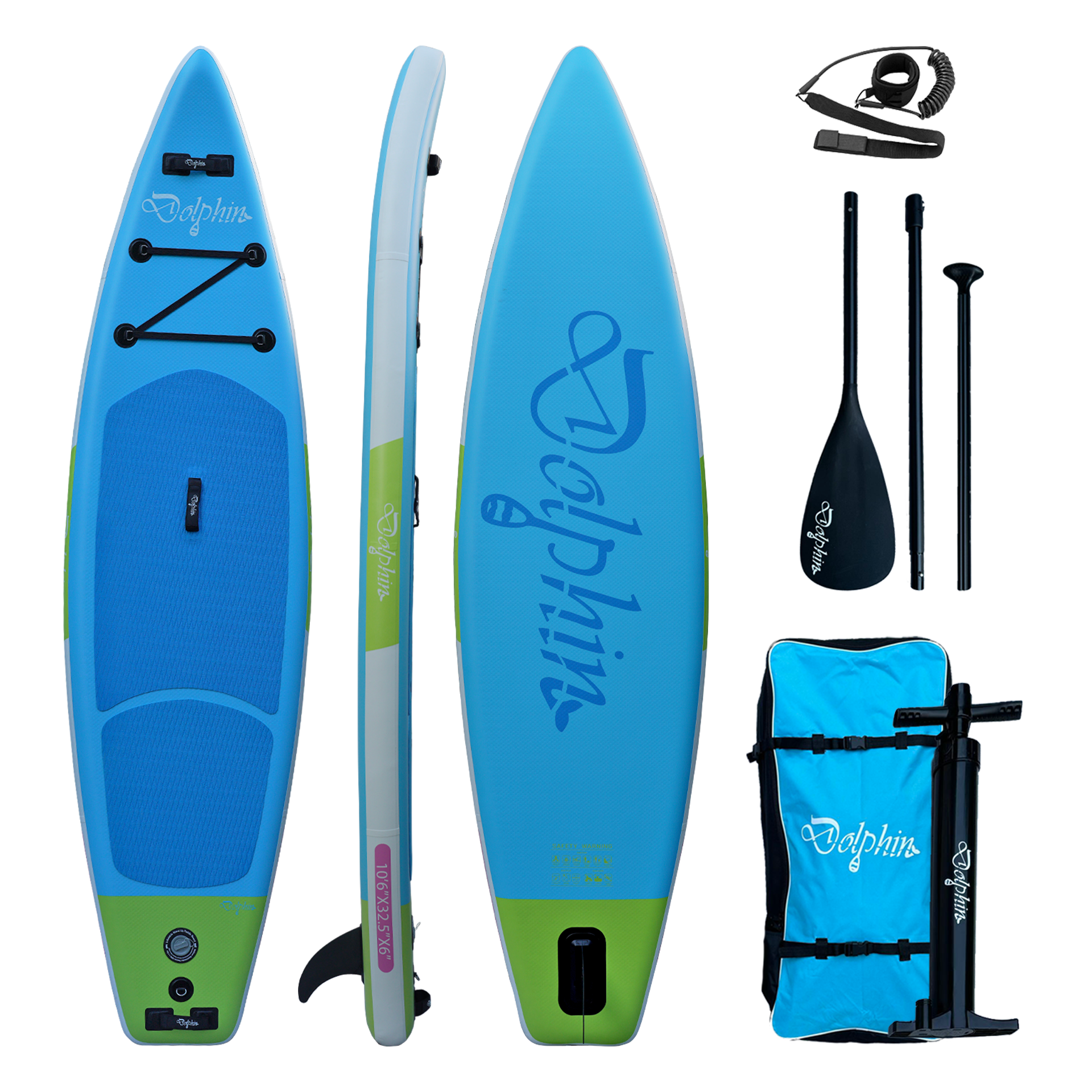 Dolphin 10'6" Sapphire Blue Inflatable Paddle Board