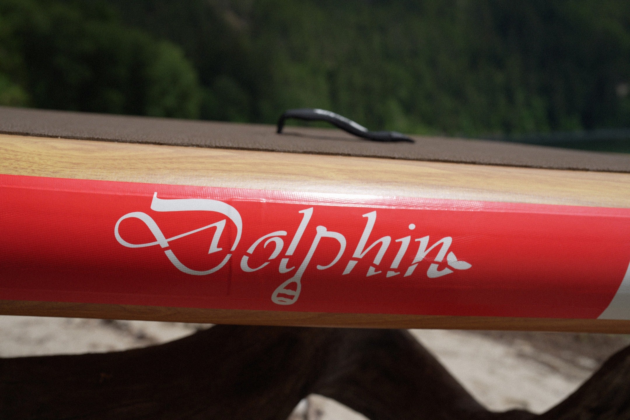 Dolphin 10'6" Mahogany Wood Inflatable Paddle Board