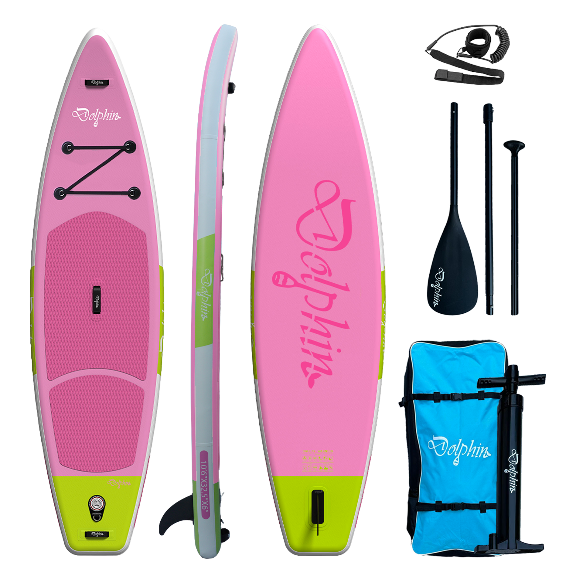 Dolphin 10'6" Coral Pink Inflatable Paddle Board